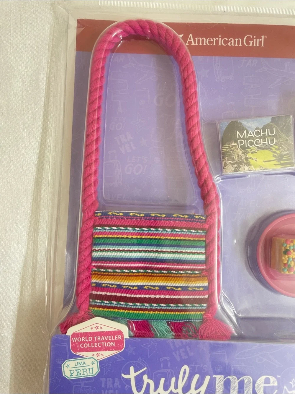 American Girl  World Traveler Peruvian Souvenir Set for 18 inch dolls ,Truly me